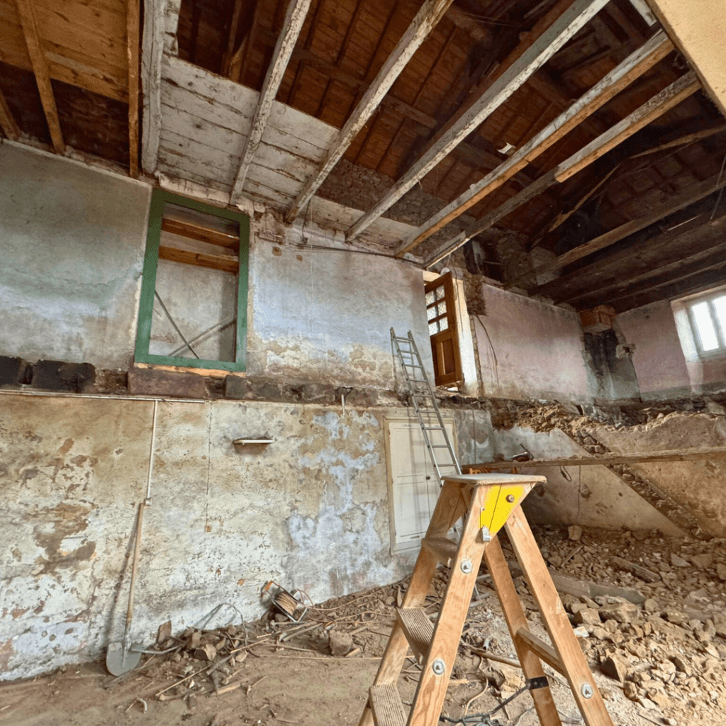 travaux gite ardeche