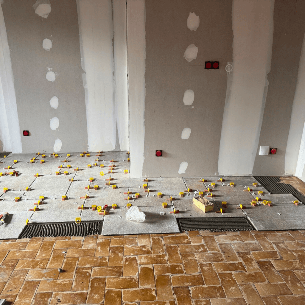 pose de carrelage gîte ardeche